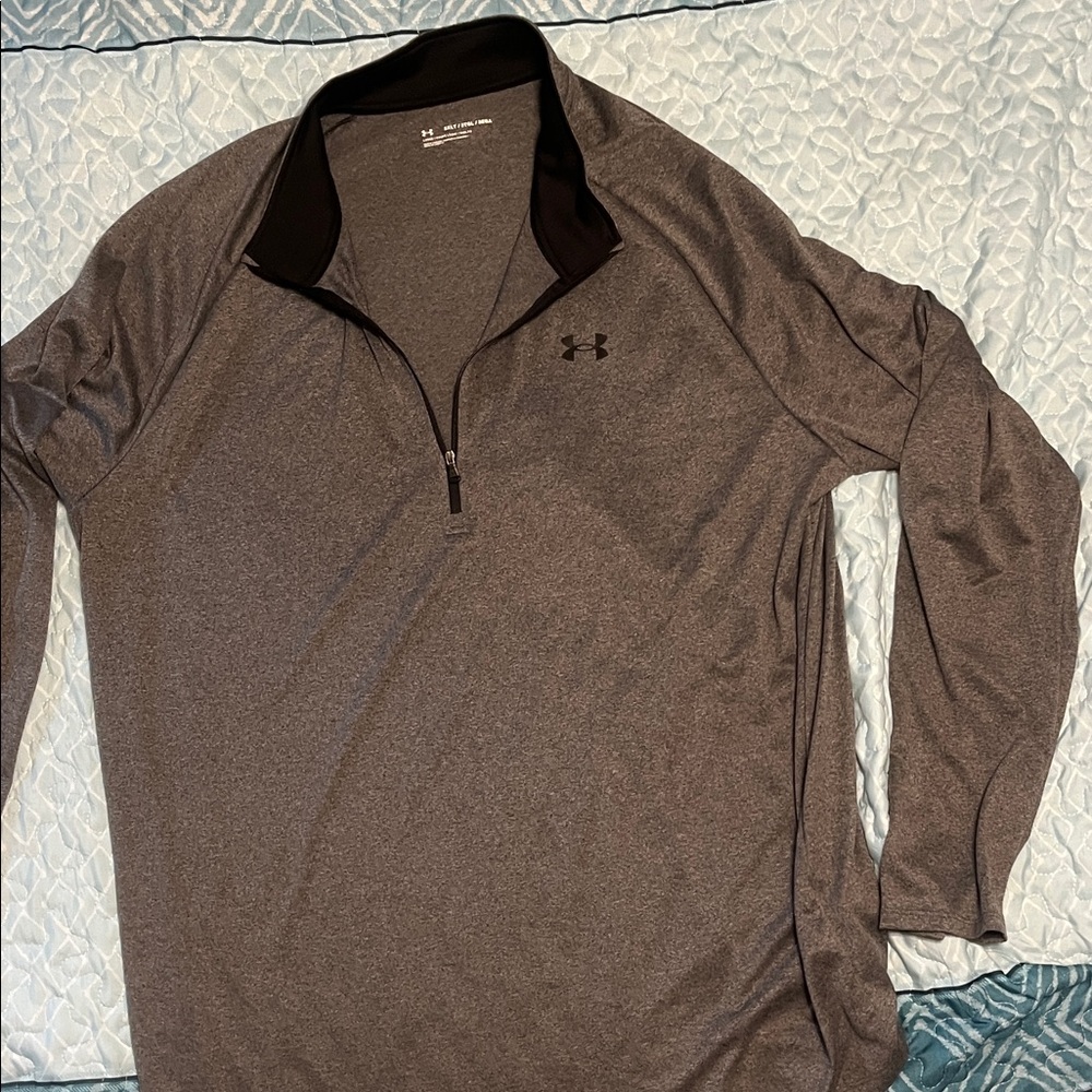 Under Armour Charcoal Quarter-Zip Pullover